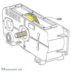 G05. Hoved Tannhjul  Z97-M3 GARDA