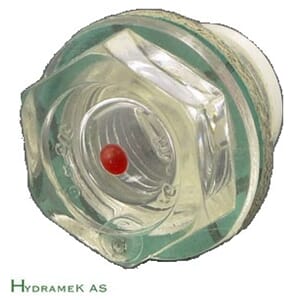 AM30/G28 oljeplugg/nivåglass Ø3/8