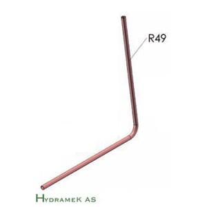 R49 Vannrør  WPT. Ø14. 23 cm