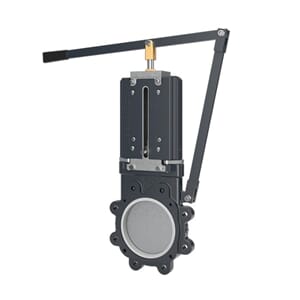 Kniv ventil 6 manuell.