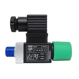 Pressostat 5>50 bar 1/4 BSP. Justerbar