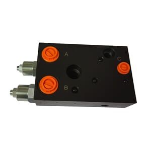 Overs.ventil dobbel. m/bremsekontr.OS