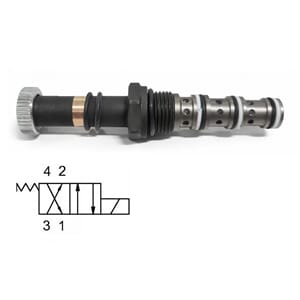 EVM18-42F1. 12 ltr/min. 4veis. 2pos. Sleidev. Direkte.styrt