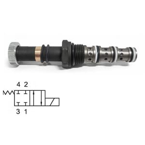 EVM18-42F2. 12 ltr/min. 4veis. 2pos. Sleidev. Direkte.styrt