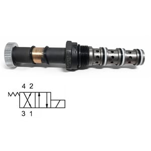 EVM33-42F1. 50 ltr/min. 4veis. 2pos. Sleidev. Direkte.styrt