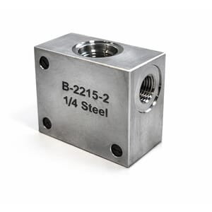 Hus M18. 2-veis. 1/4. Stål. 420 Bar.