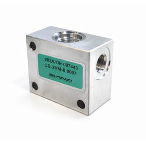 Hus M22. 2-veis. 3/8. Alu. 250 Bar. CS-2VM-0-00001/