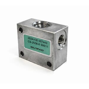 Hus M22. 2-veis. 3/8. Stål. 420 Bar.05075