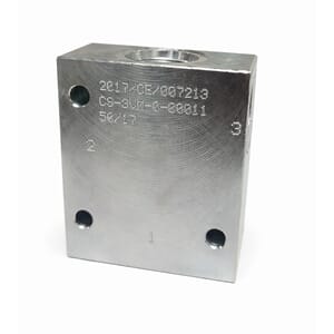 Hus M22. 3-veis. 3/8. Stål. 420 Bar.