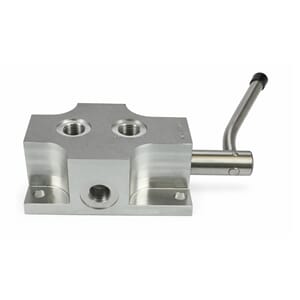 Dreiesleideventil 3/8 for rørmont.