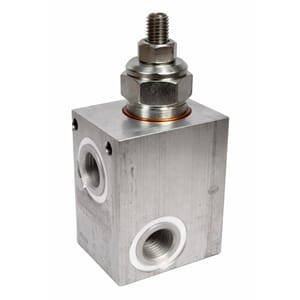 Trykkbegr.ventil  enkel 3/8 Z 100 bar