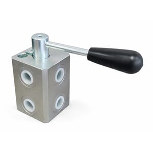 Velgerventil 3/8 manuell. 60ltr / 400 bar. Zinkbelagt