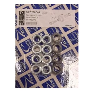 Hjulmutter M20x1.5.m/skive  8 stk. 57320+574201