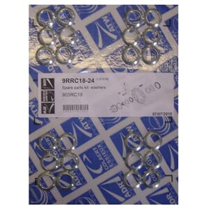 Skive for tvillingmontering. M18. 24 stk