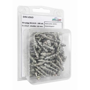 Bestgrip 1610 skrupigg 5x21.8 - Utstikk 3.8. (100stk)