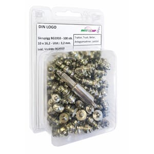 Bestgrip 1910 skrupigg 10x16.2 - Utstikk 3.2.(100stk+Verk)