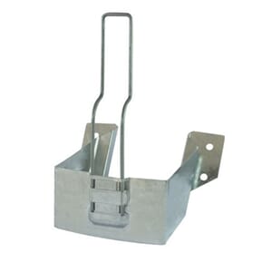 Holder for hjulstopper, R460 for tilhenger, galvanisert