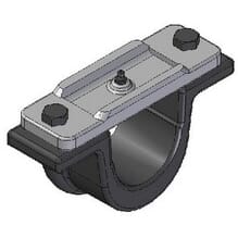 Holder Ø40 m/feste.